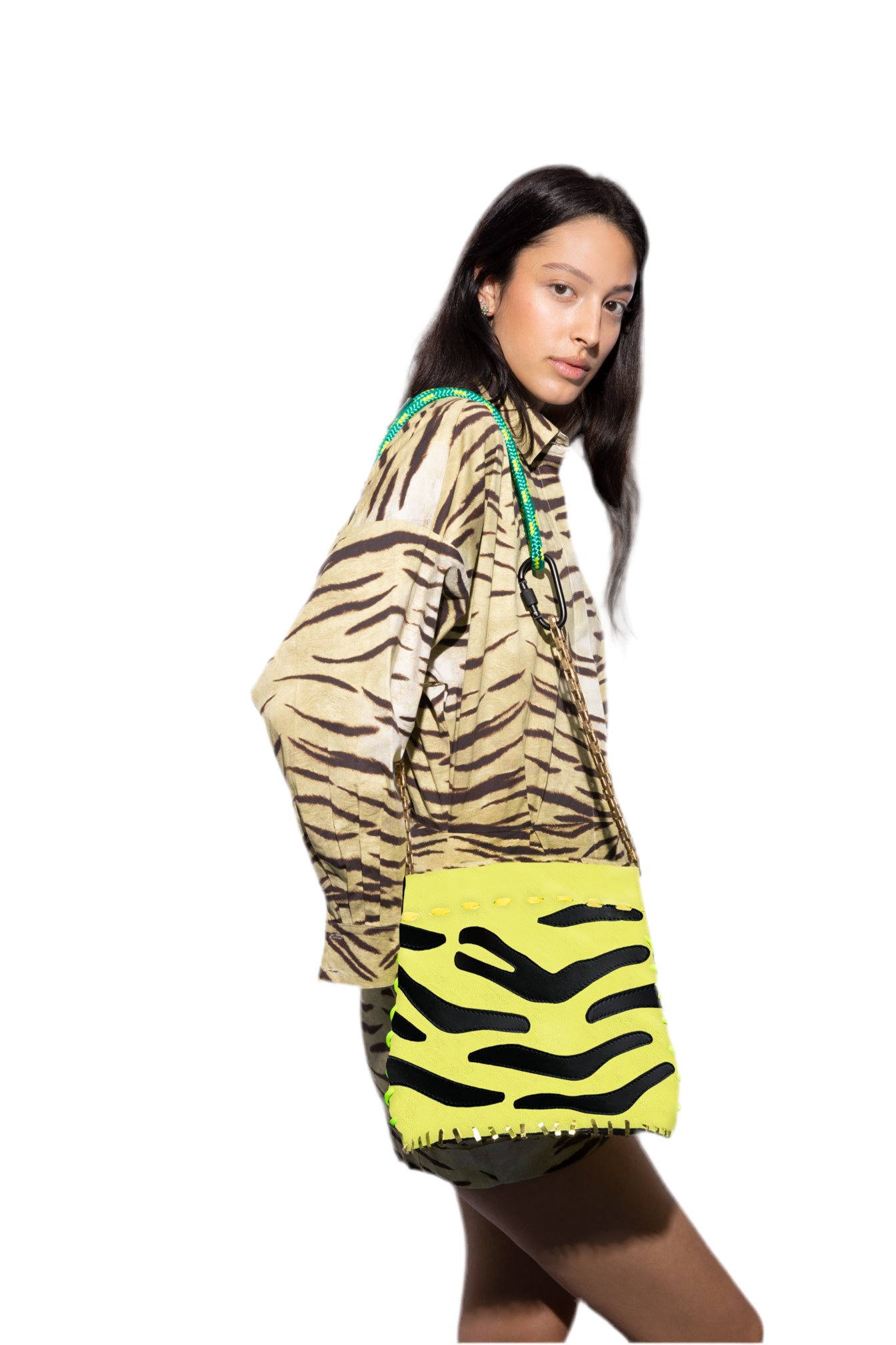 Teapot Large Zebra Yellow