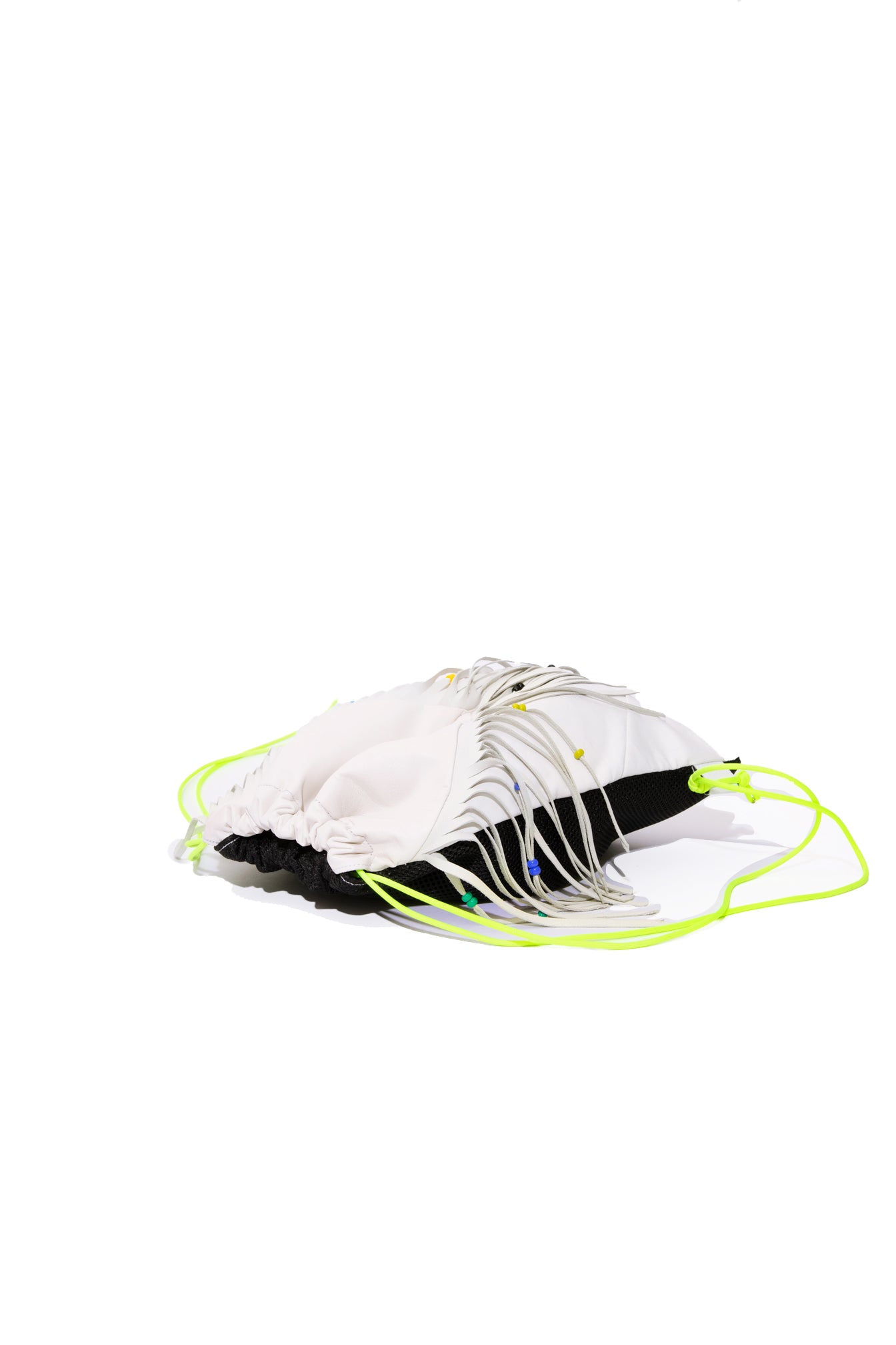 Backpack White Fringes