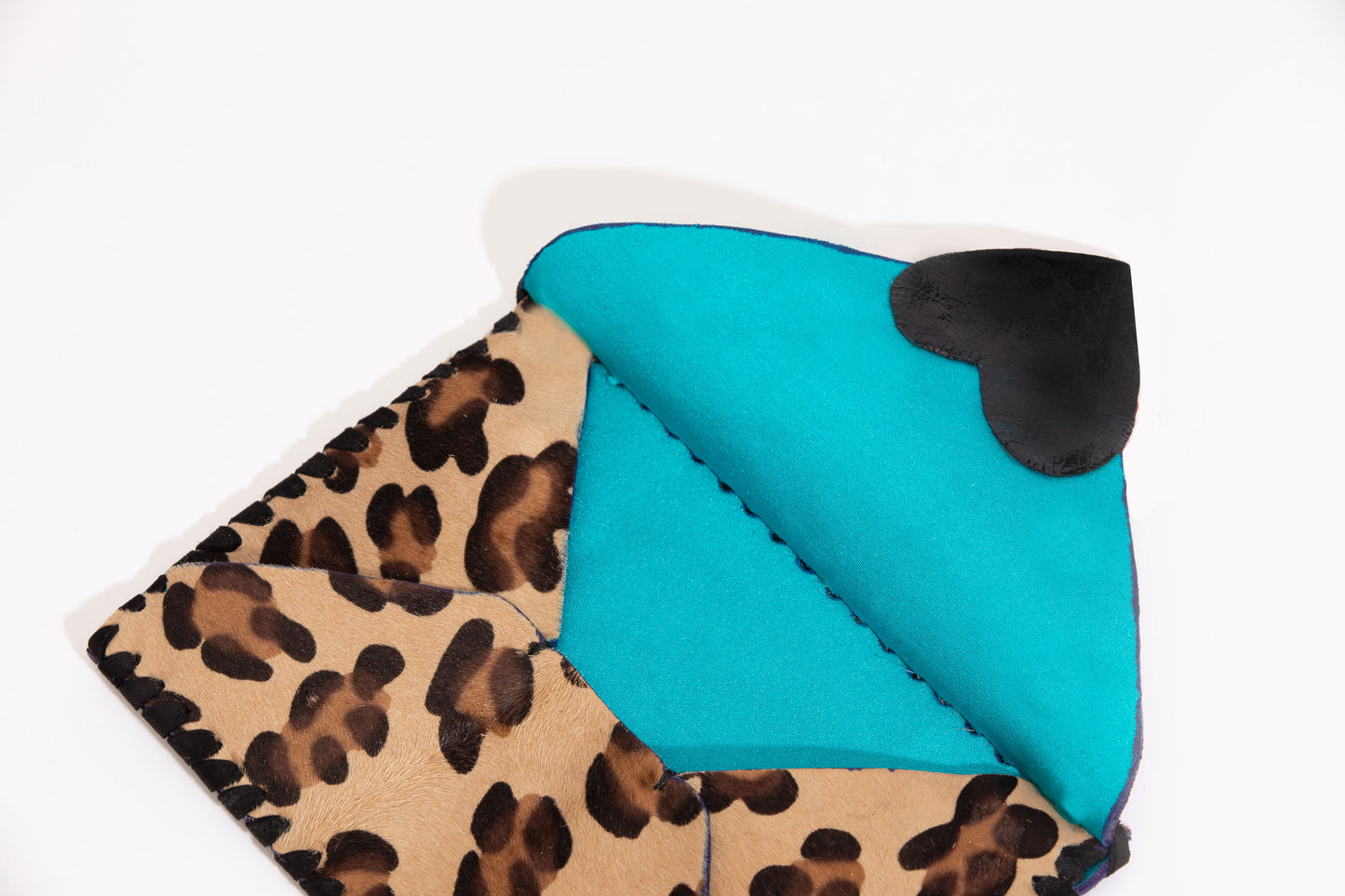 Love Letter Leopard Clutch