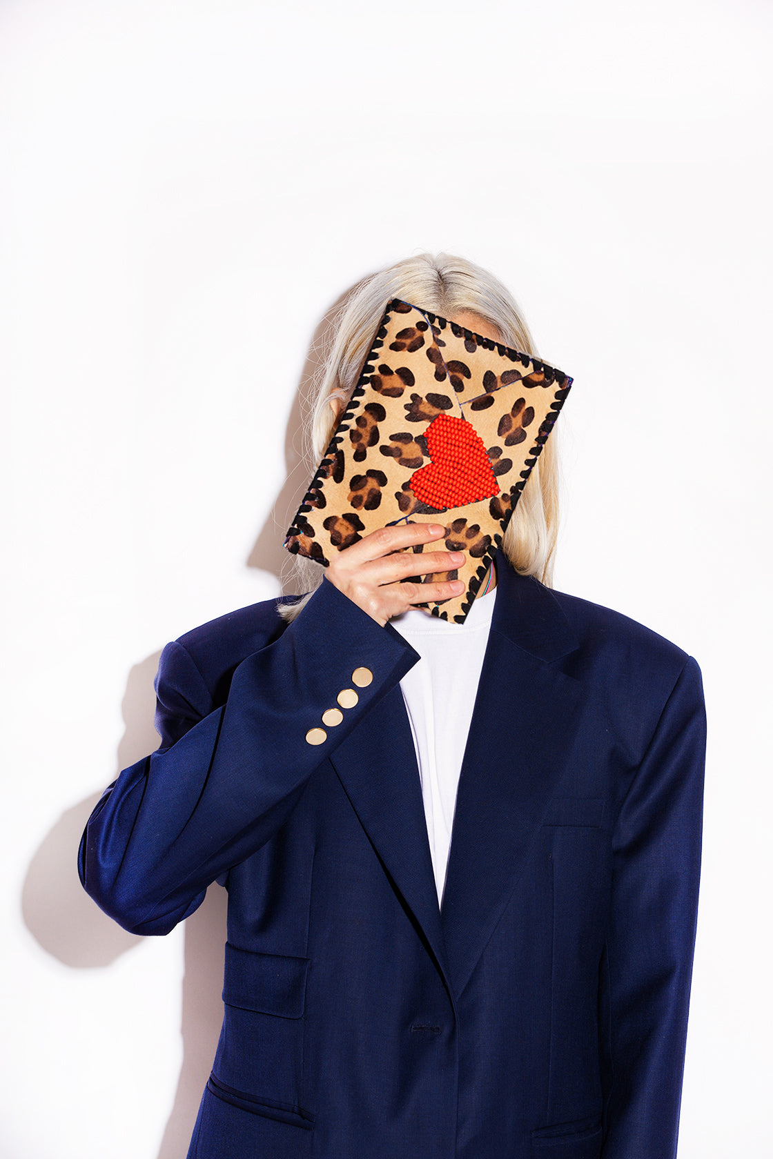 Love Letter Leopard Clutch