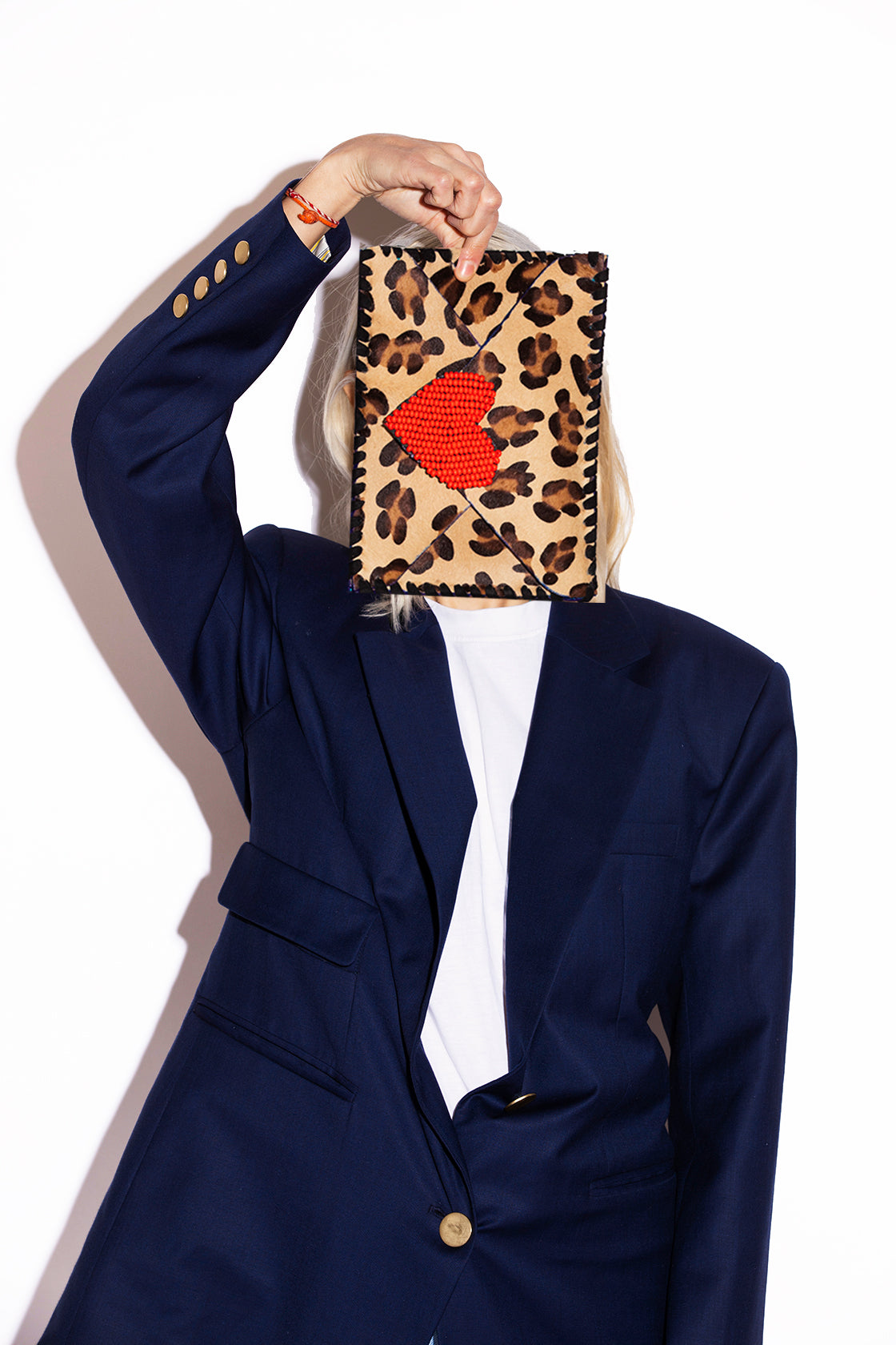 Love Letter Leopard Clutch