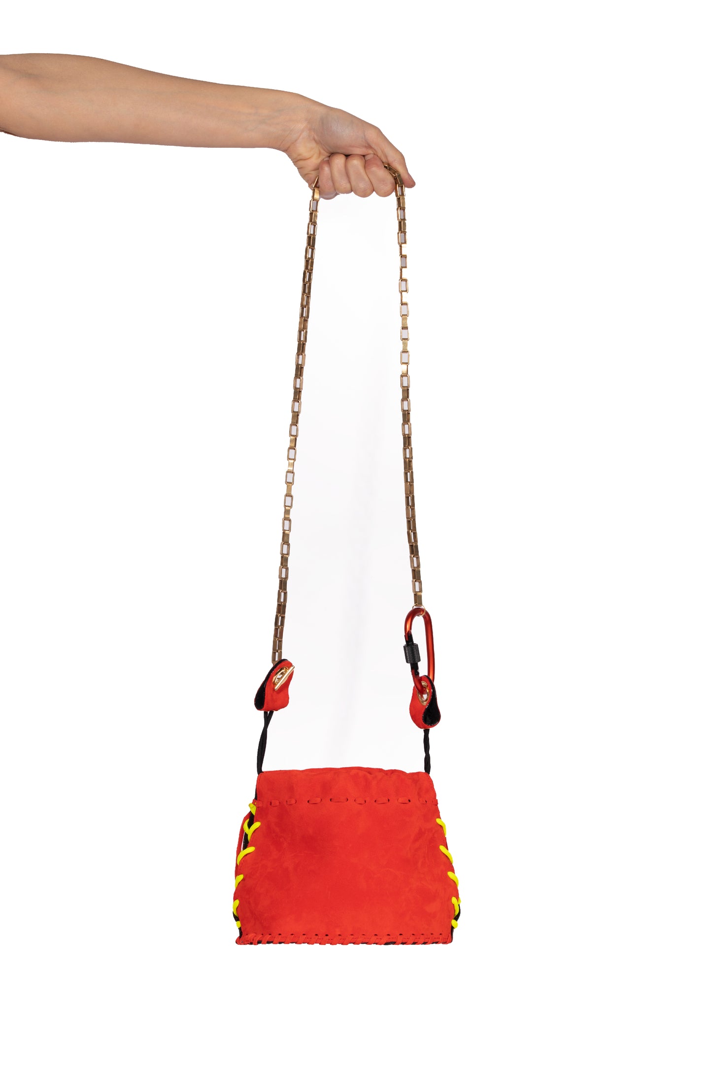 Teapot Small Fringes Red