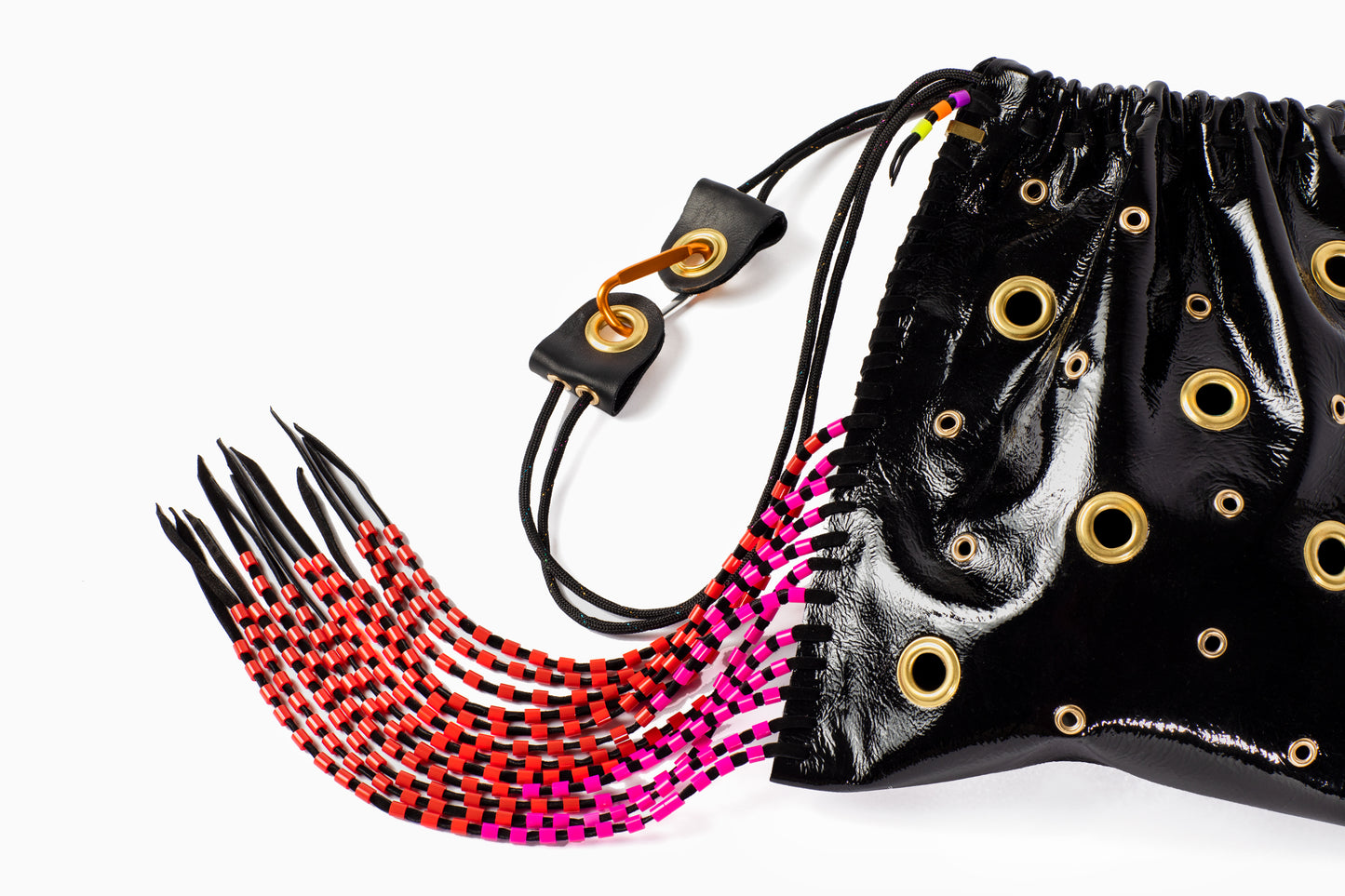 Aphrodite Black Vinyl Eyelets