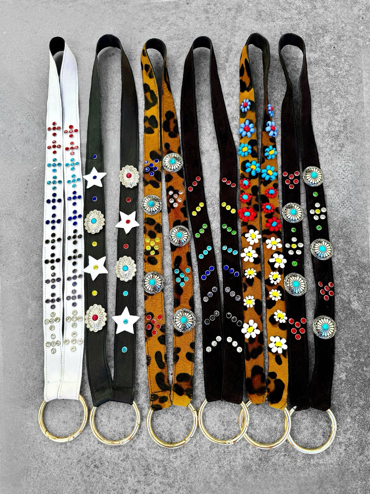 Prometeo Black Leather Phone & Keychain Neck Lanyard
