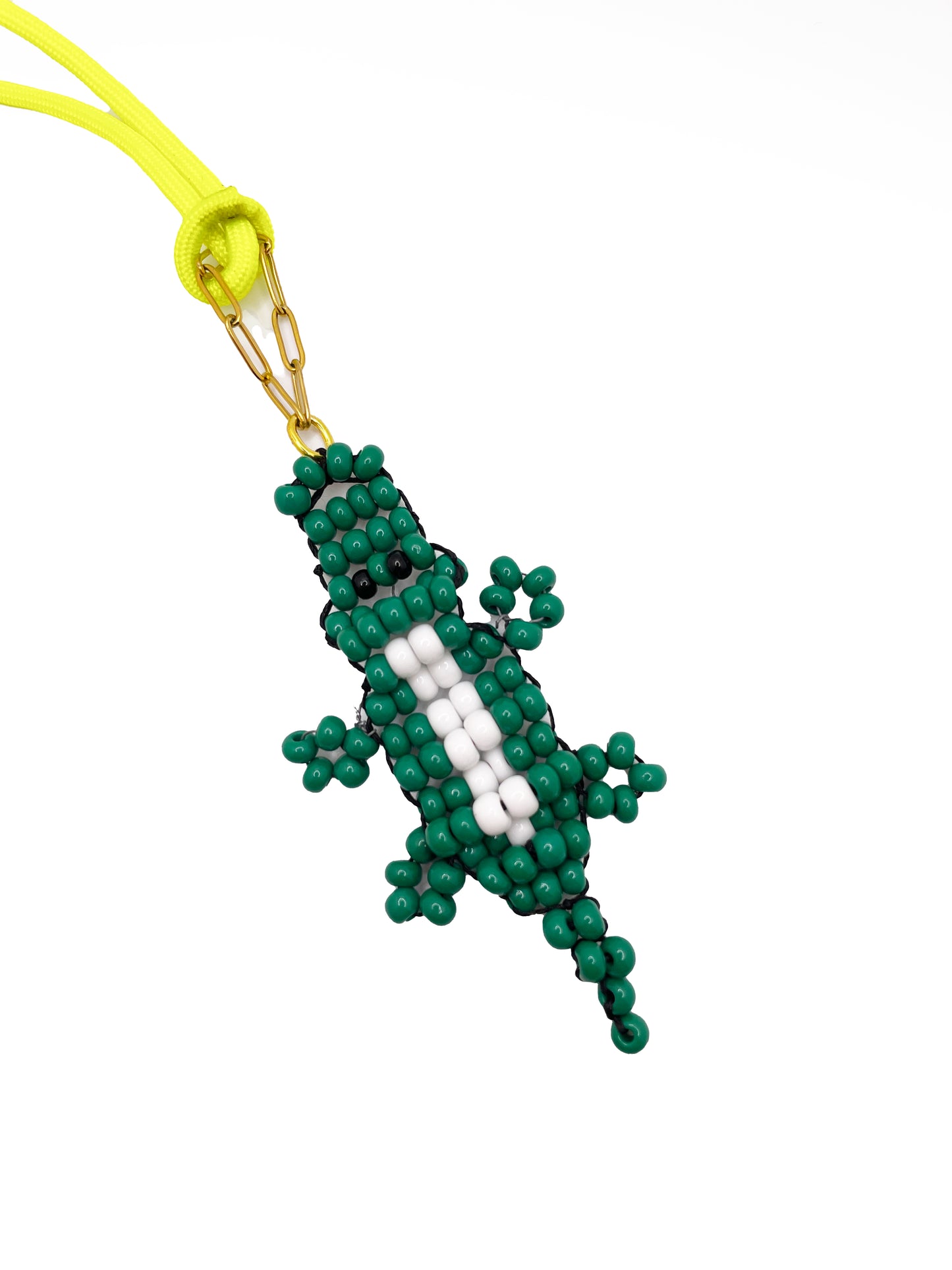 Bag Charm Croco Medium