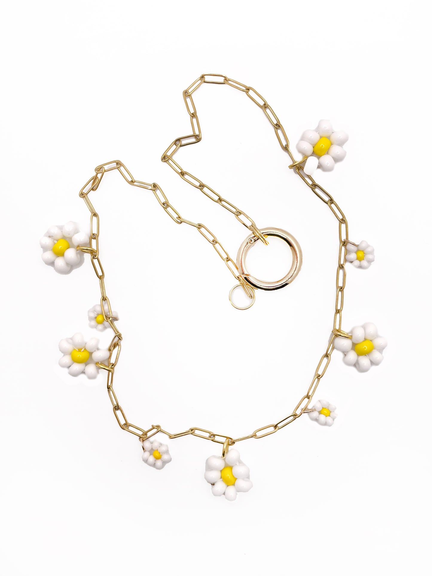 Bag Charm Chain Daisy