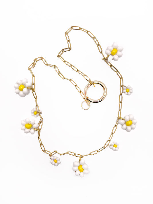 Bag Charm Chain Daisy