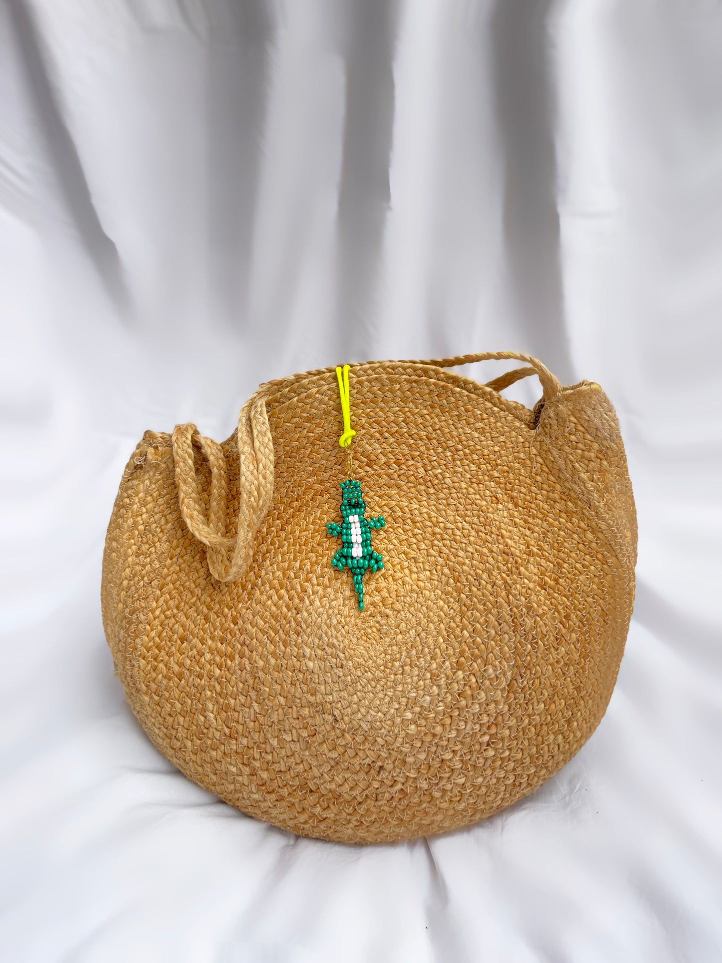 Bag Charm Croco Medium