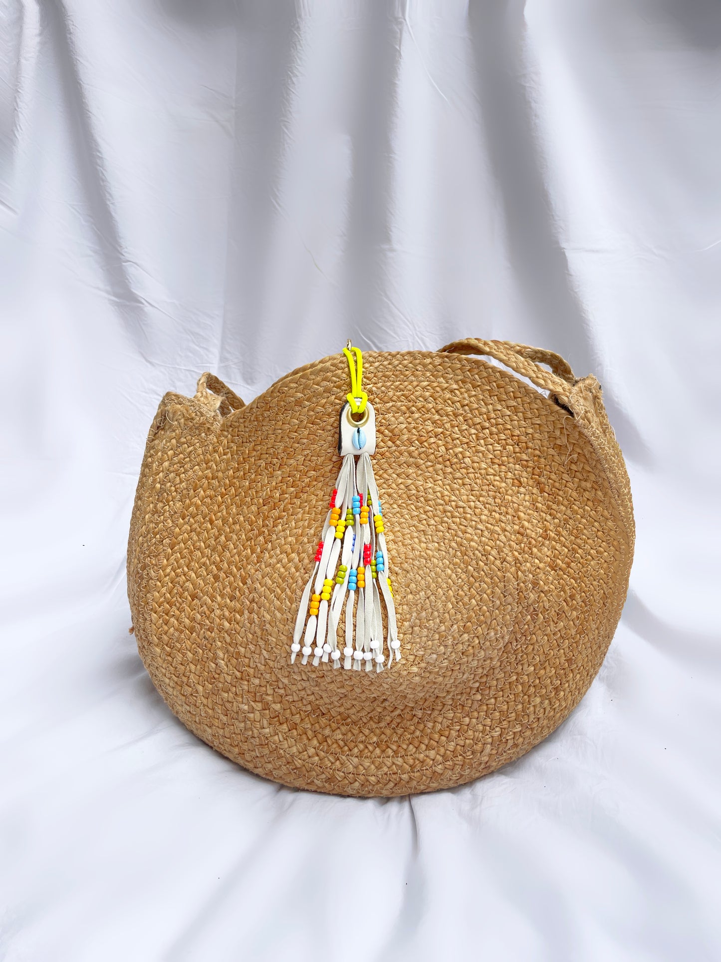 Bag Charm Jellyfish White