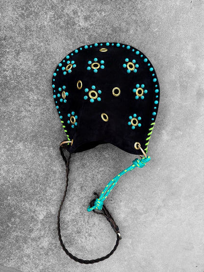 Gabri Turquoise Black