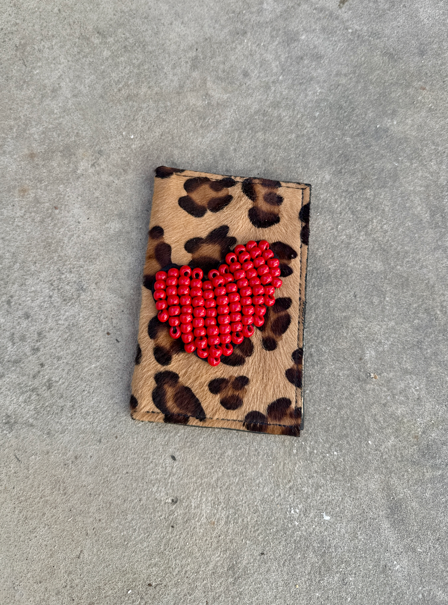 Pluto Hearth Leopard Wallet