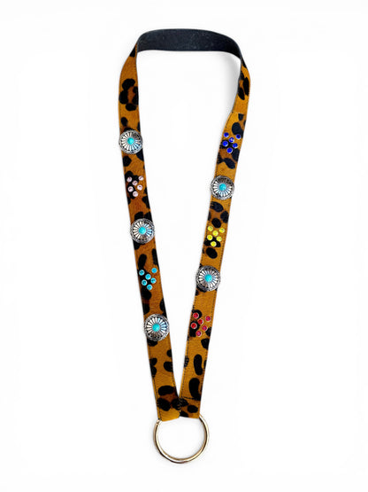 Prometeo Leopard Phone & Keychain Neck Lanyard