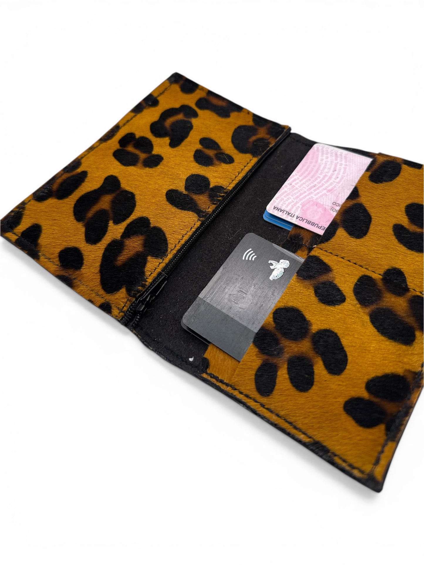 Pluto Clover Leopard Wallet