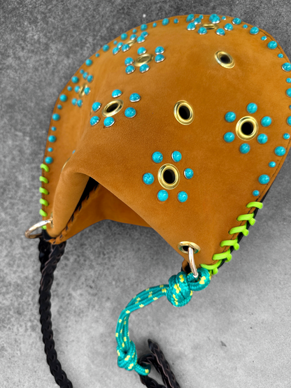 Gabri Turquoise Cognac