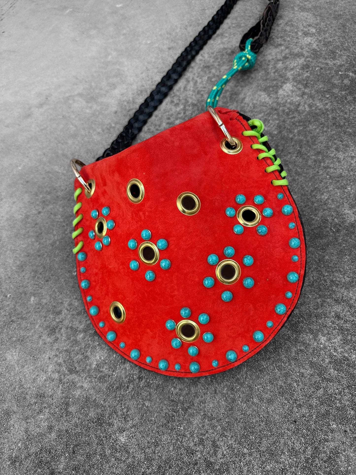 Gabri Turquoise Red