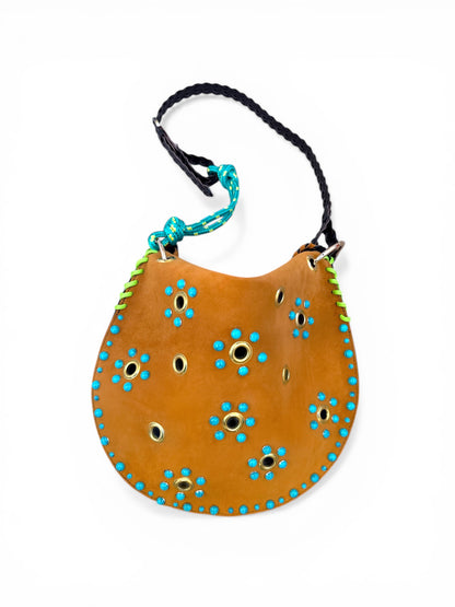 Gabri Turquoise Cognac