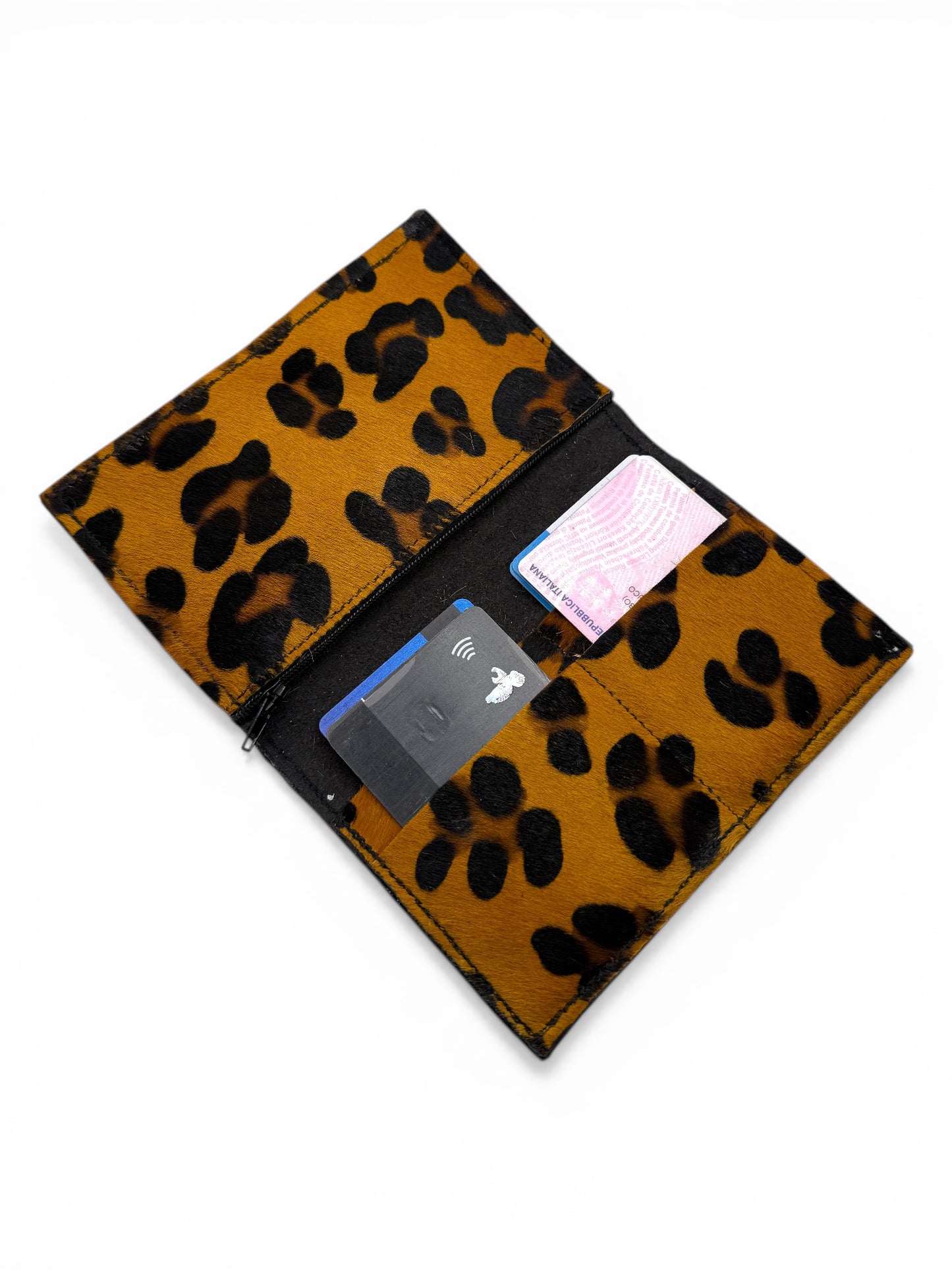Pluto Clover Leopard Wallet