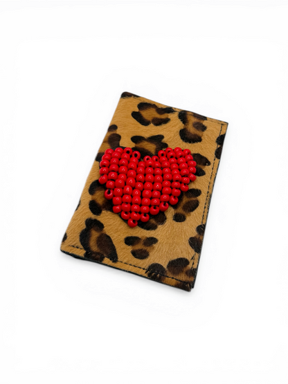 Pluto Hearth Leopard Wallet