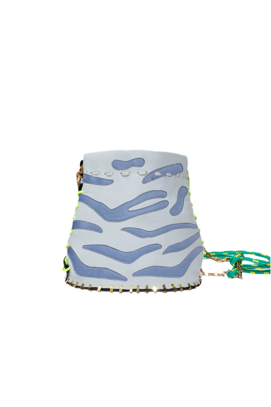 Teapot Large Zebra Light Blue