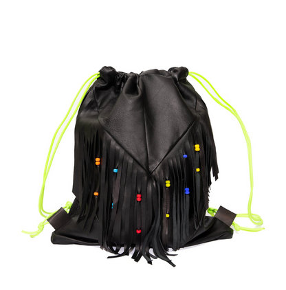Backpack Black Fringes