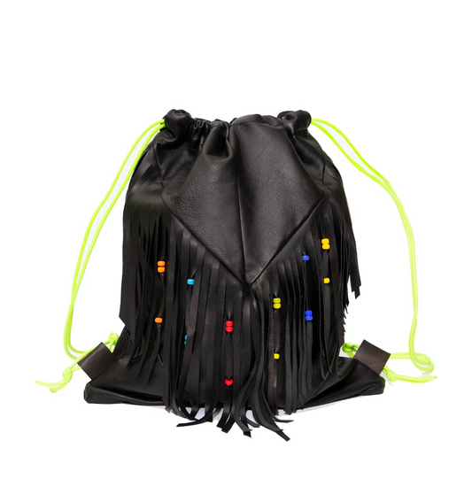 Backpack Black Fringes