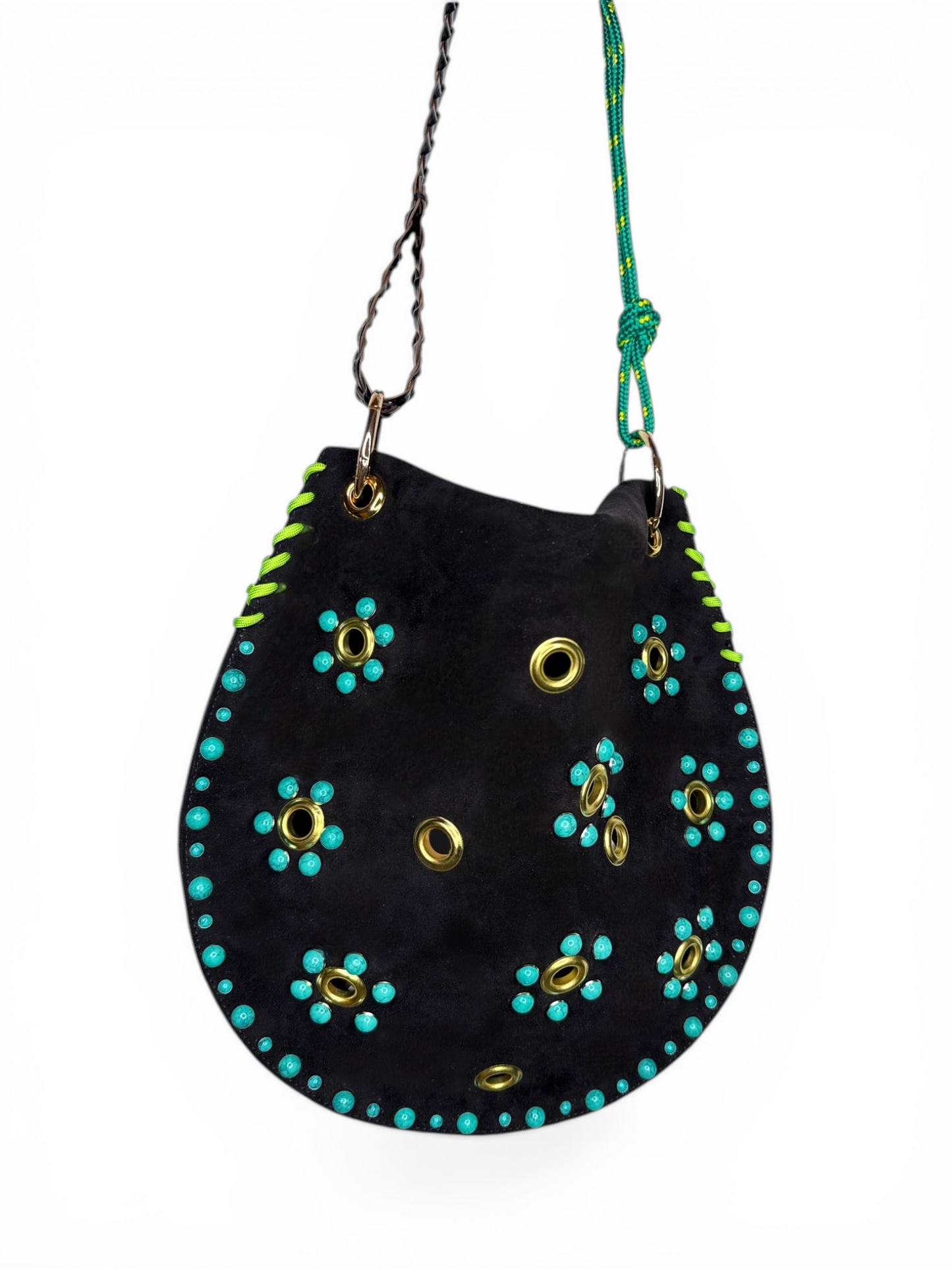 Gabri Turquoise Black