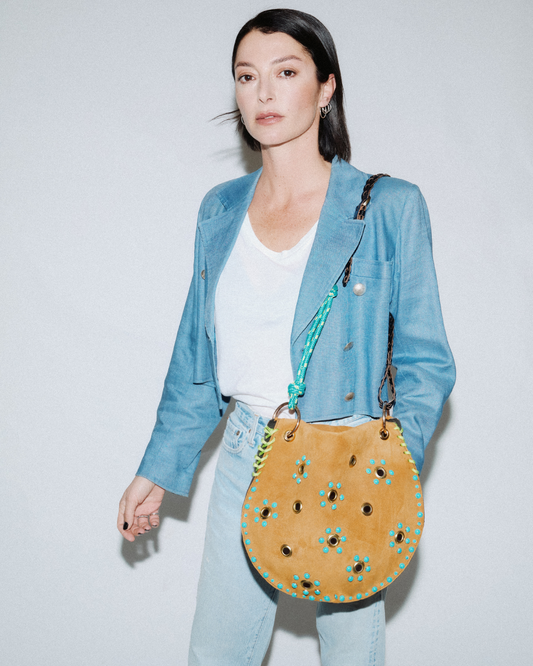 Gabri Turquoise Cognac