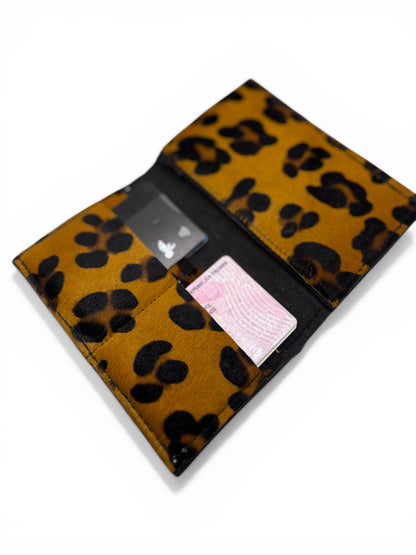 Pluto Clover Leopard Wallet