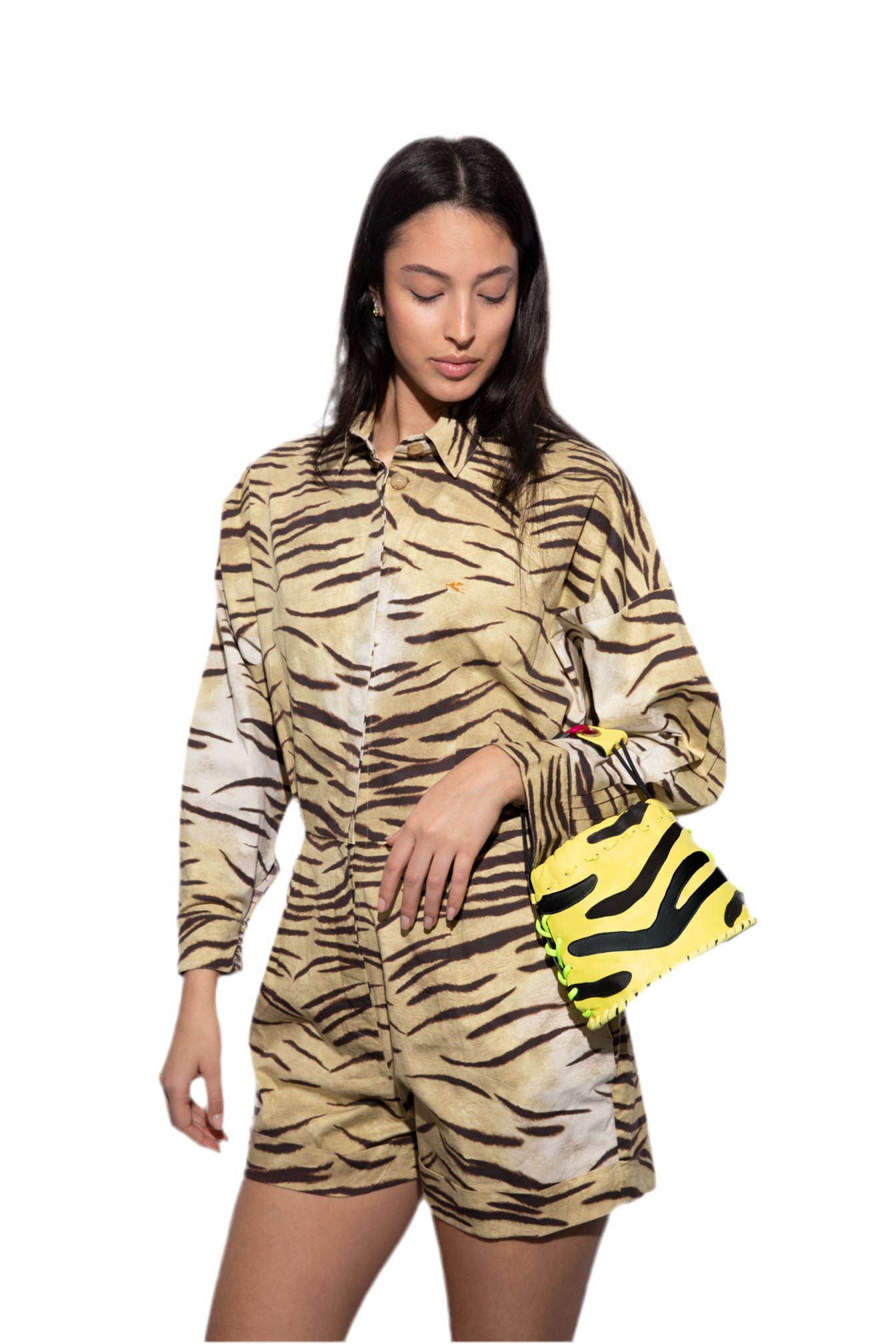 Teapot Small Zebra Yellow