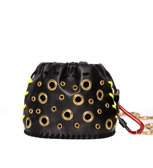 Teapot Black Eyelets