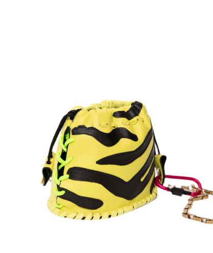 Teapot Small Zebra Yellow