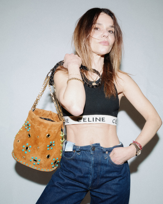 Teapot Turquoise Eyelets