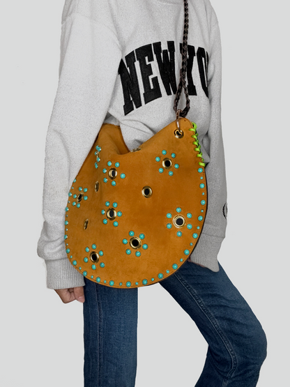 Gabri Turquoise Cognac