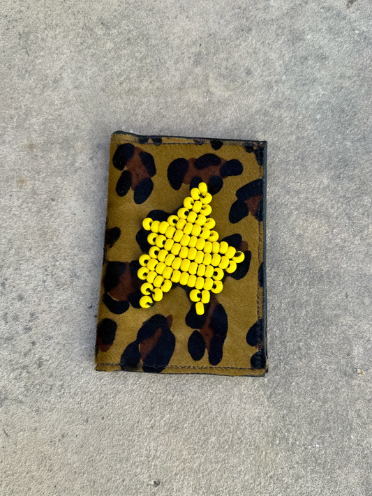Pluto Star Leopard Wallet