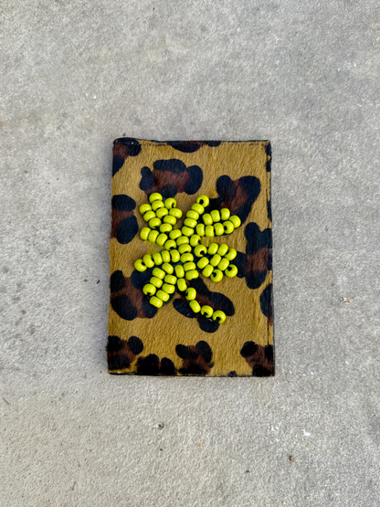 Pluto Clover Leopard Wallet