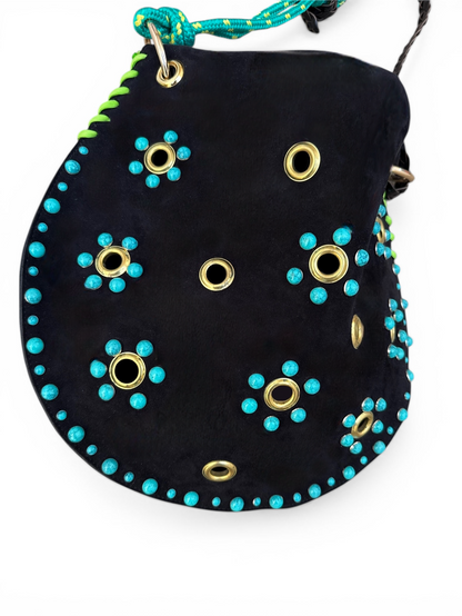 Gabri Turquoise Black