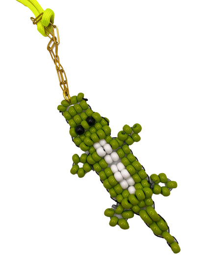 Bag Charm Croco Large