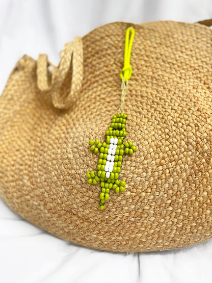 Bag Charm Croco Large