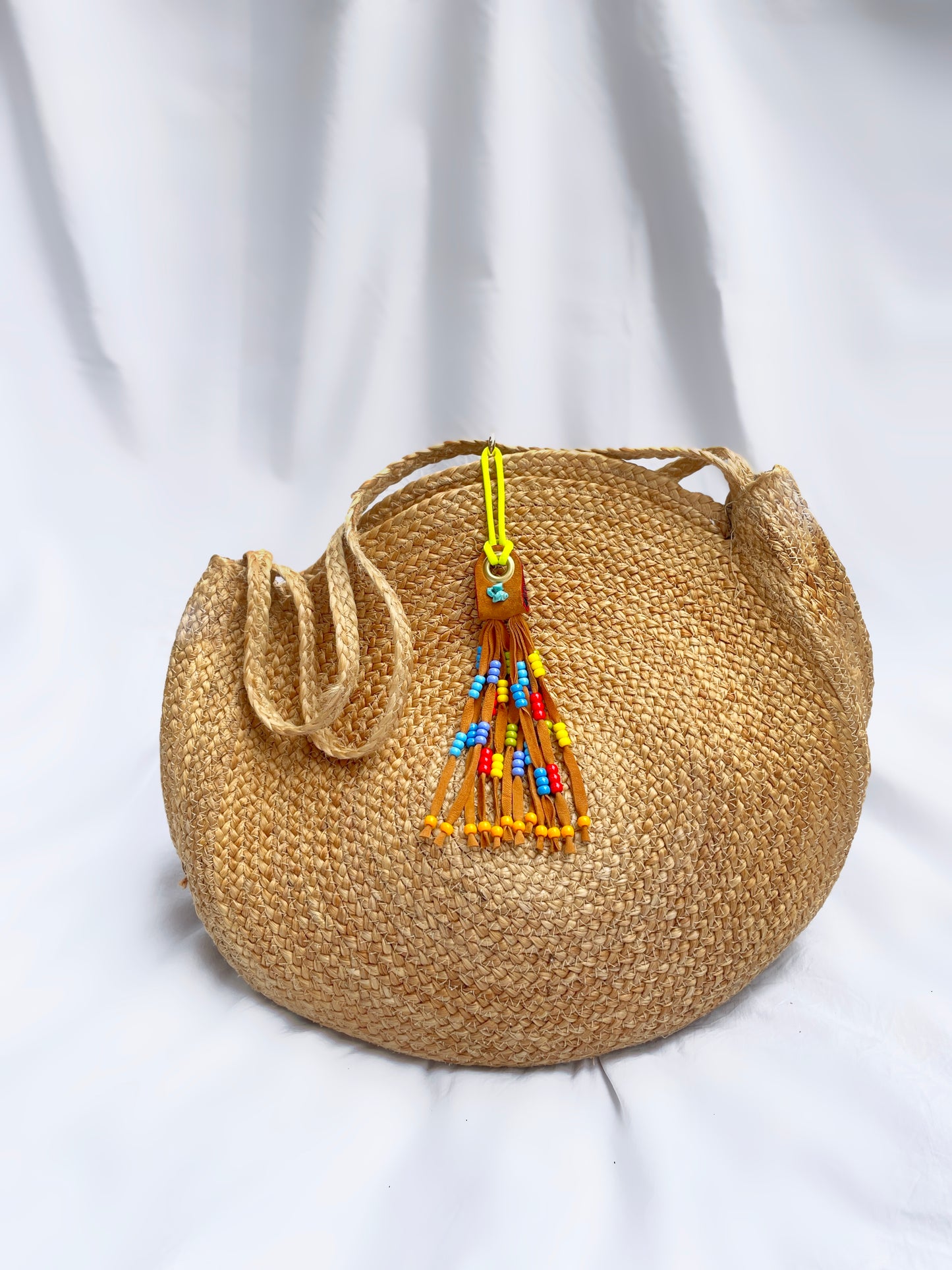 Bag Charm Jellyfish Suede